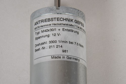Vdo gefeg motor v - motor, 12
