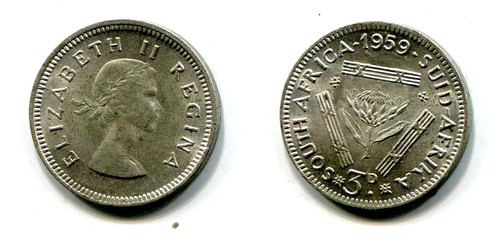 Pence südafrika 1959 - südafrika,
