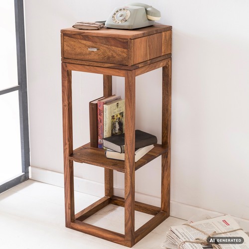 Beistelltisch patan holz - beistelltisch,
