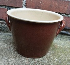 Schöner alter Steingut Topf