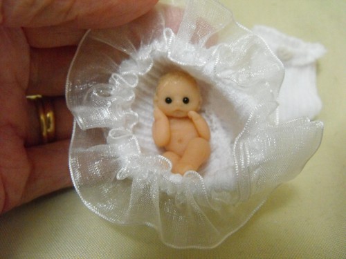 Ooak puppenhaus miniatur baby - puppenhaus,