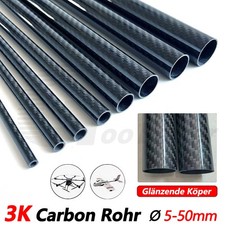 CFK Rohr Ø5-50mm 3K Carbon