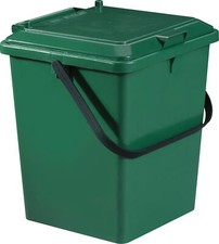 Garantia Bio-Eimer 8 Liter Bio-Mülleimer LxBxH 20x24x30 cm Klapp-Deckel Eimer