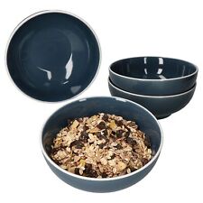 4er Set Linus blau Bowl-Schalen 700ml Müsli Salat Dessertschüssel skandinavisch 