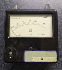 altes Meßgerät DDR Multimeter klein Ohm Elektronik