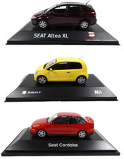 Set of 3 Seat Ibiza Cordoba Toledo Altea 1:43 Diecast Miniatur Modellauto SEL36
