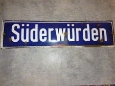 Altes Straßenschild