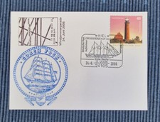 Postkarte mit Schiffsstempel