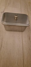Vintage Edelstahl Butterdose