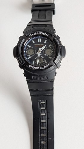 Casio shock awg m100sb - casio, g-shock