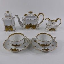 Prunkvolles Jugendstil Set Rosenthal Teekanne Gießer Teedose Entwurf Bruno Paul