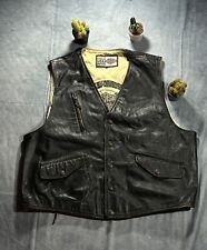 Harley Davidson USA Leder Weste, Genuine Motor Clothes activewear, wie neu