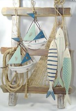 3 / 2er Set Deko-FISCH-Hänger