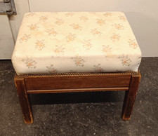 antiker Hocker  Massivholz