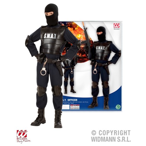 Swat agent kinder kostüm 128 - swat,