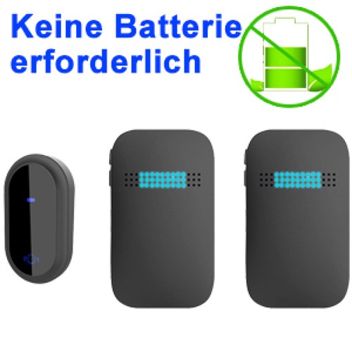Batterielose funkklingel - batterielose,