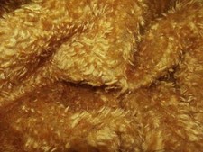 CURLY Teddy Kunstfell Stoffmaterial - HONIG 
