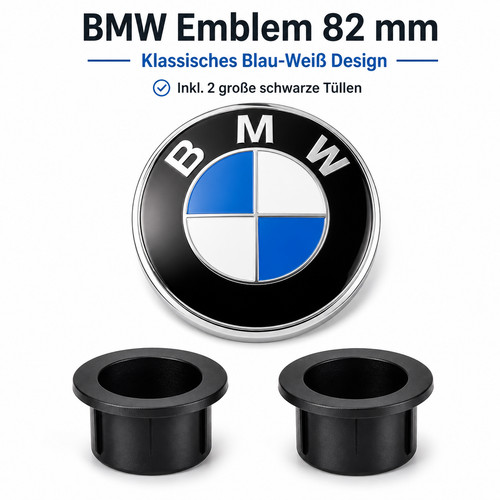 Bmw emblem 82mm - bmw, blau