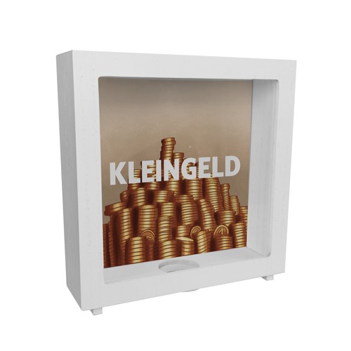 Kleingeld rahmen spardose - kleingeld, aus