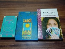 3x Set Buch & Karten