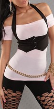 SeXy 2 Teiler Shirt Carmen Top