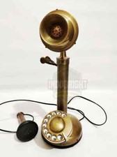 Antik Messing Festnetz Telefon