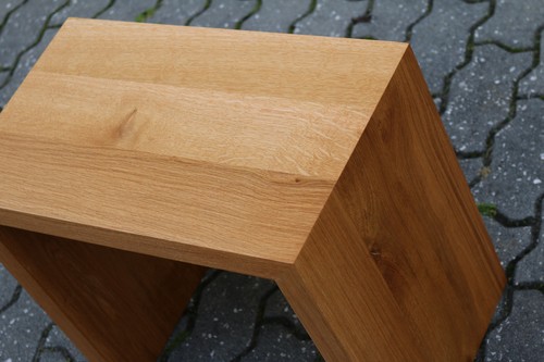 Designer hocker aus eiche - designer,