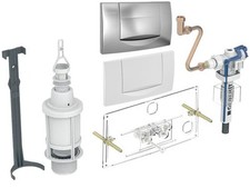 Geberit Umbauset - Umbausatz UP Spülkasten Füllventil Heberglocke 200F 215423005