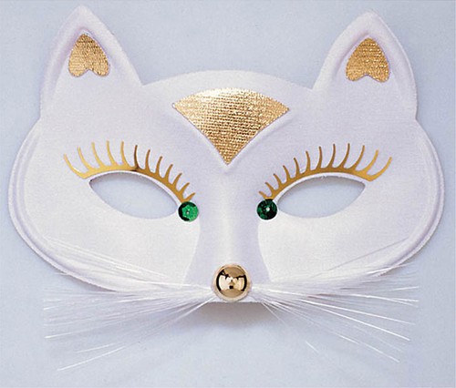 Katzen augenmaske karneval - augenmaske,