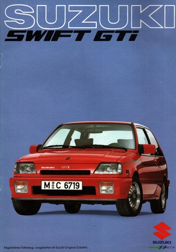 Prospekt suzuki swift gti - suzuki,