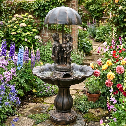 Gartenbrunnen mädchen - 🔶gartenbrunnen,