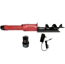 Rotoshovel Erdlochbohrer Erdbohrer Gartenbohrer Pfahlbohrer Akku Accu