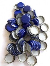 100 Stück BLAUE Bierflasche