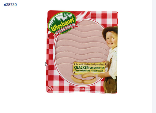 Wiesbauer knacker geschnitten - wiesbauer,