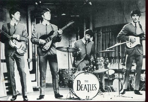 Postkarte der beatles ihren - postkarte,