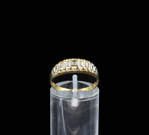 333 bicolor ring - 8, kt