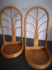  Rattan Wand oder Standregale  original Vintage