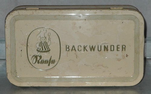 Vintage große blechdose - vintage,