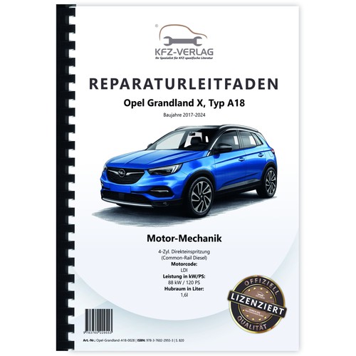 Opel grandland a18 - a18, (17-24)