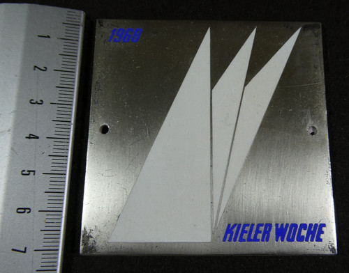 Kieler woche plakette 1968 - woche,
