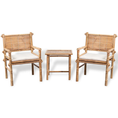 Tlg bistro set mit auflagen - 3-tlg., bistro-set