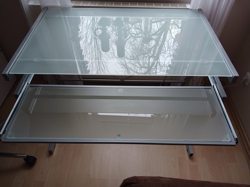 Glasschreibtisch gebraucht - glasschreibtisch,