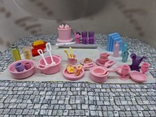 Barbie Mattel Küchenset, Töpfe Geschirr, Torte