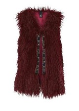 Heine - Best Connections Damen Webfellweste, bordeaux