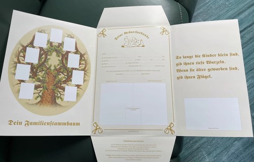 Deine geburtsurkunde - deine,