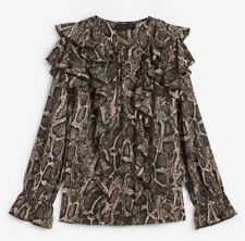 Damen Tunika braun Schlange