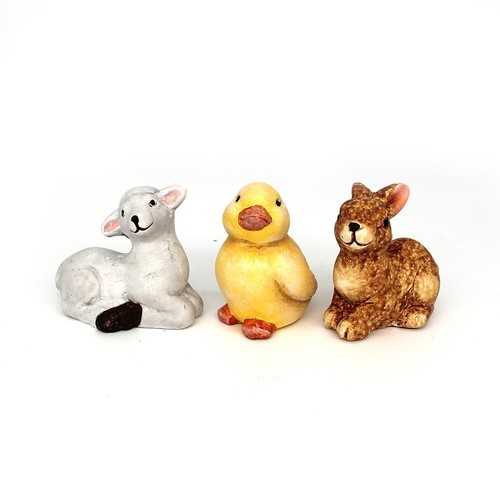 3er set niedliche osterfiguren - set,