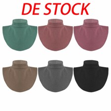 DE Damen Herren Krageneinsatz Hälfte Shirts Bluse Fake Kragen Abnehmbare Hälfte