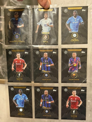Topps match attax black edge - black,