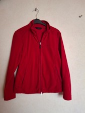 Schöffel Damen Fleece Jacke Weste Gr. 38 rot